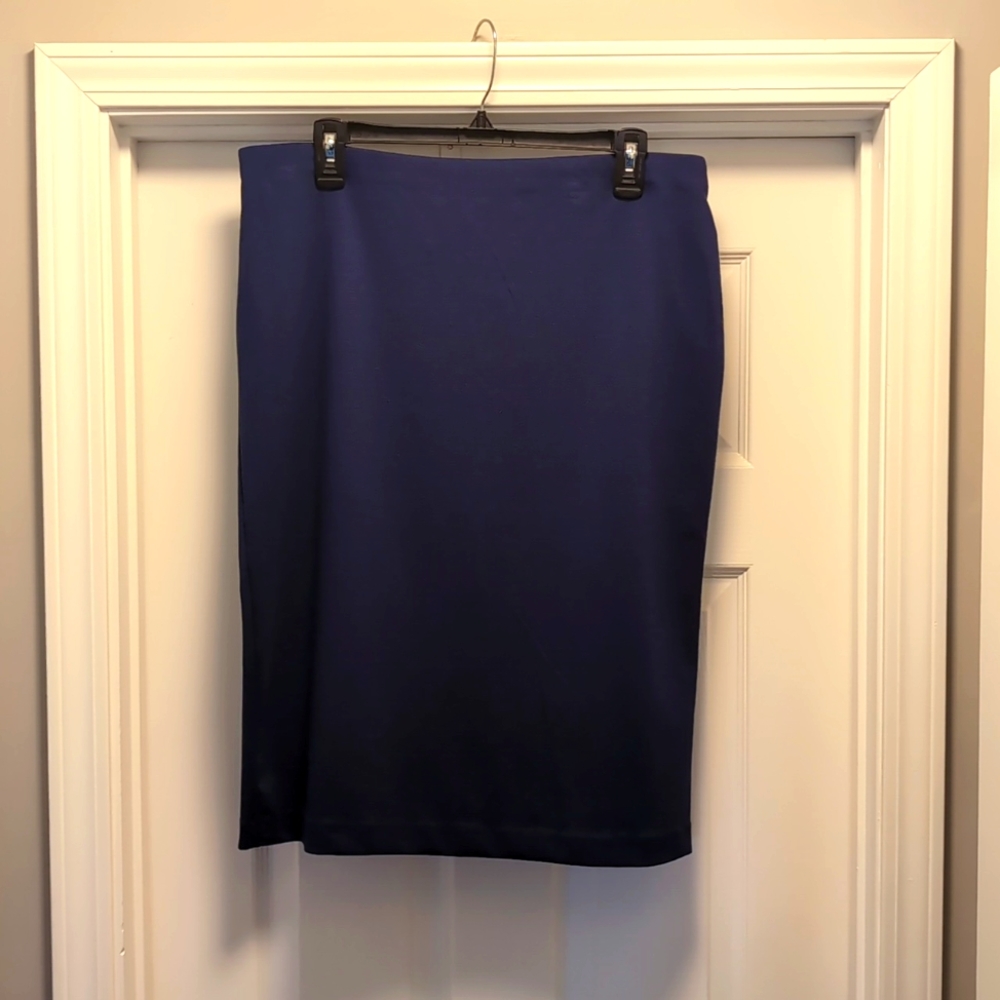 Navy blue skirt size L